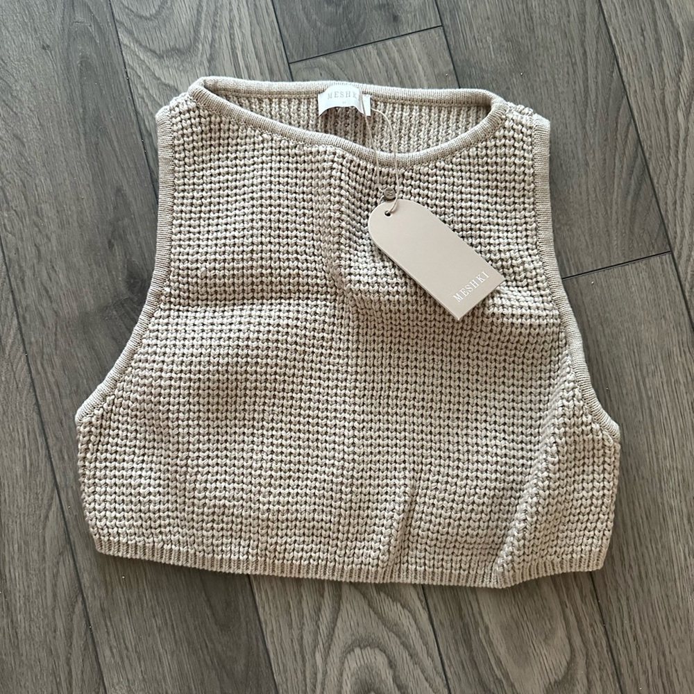 Meshki Gianni Knit Crop Top